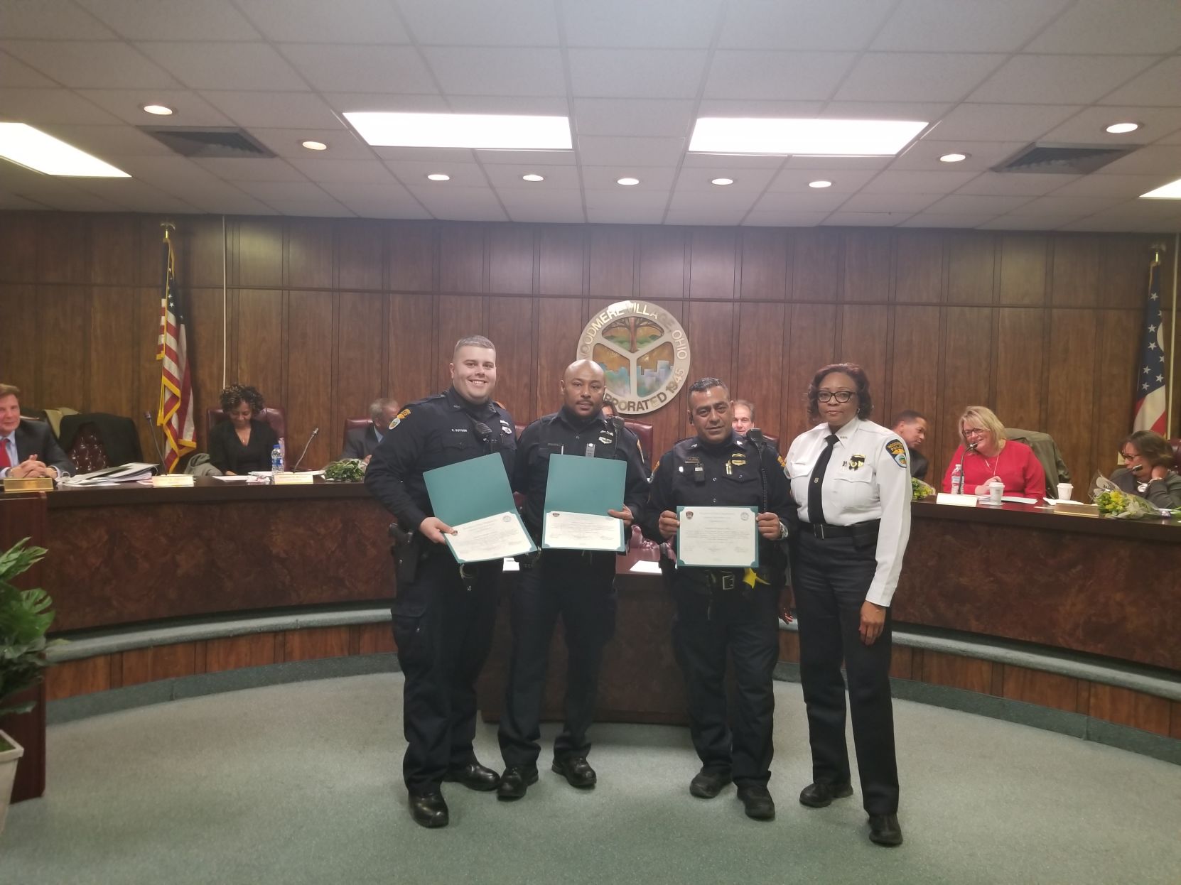 Officers get honors